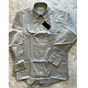 Marquis single needle Tailoring cotton blend shirt wrinkle Resistant size L-16.5